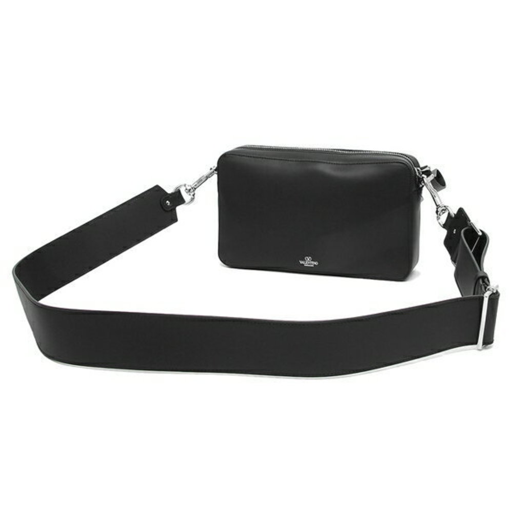 Valentino Garavani 3Y2B0704WJW 0NI Unisex Leather Shoulder Bag Black - Picture 3 of 8